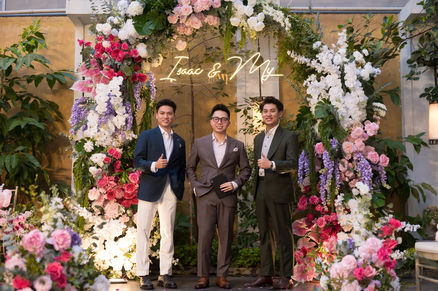 International wedding guests