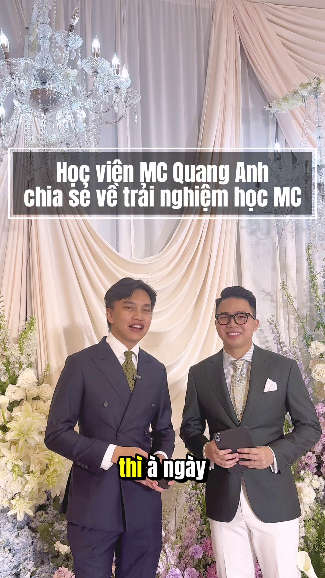 Đột phá phong cách dẫn tiệc cưới cao cấp