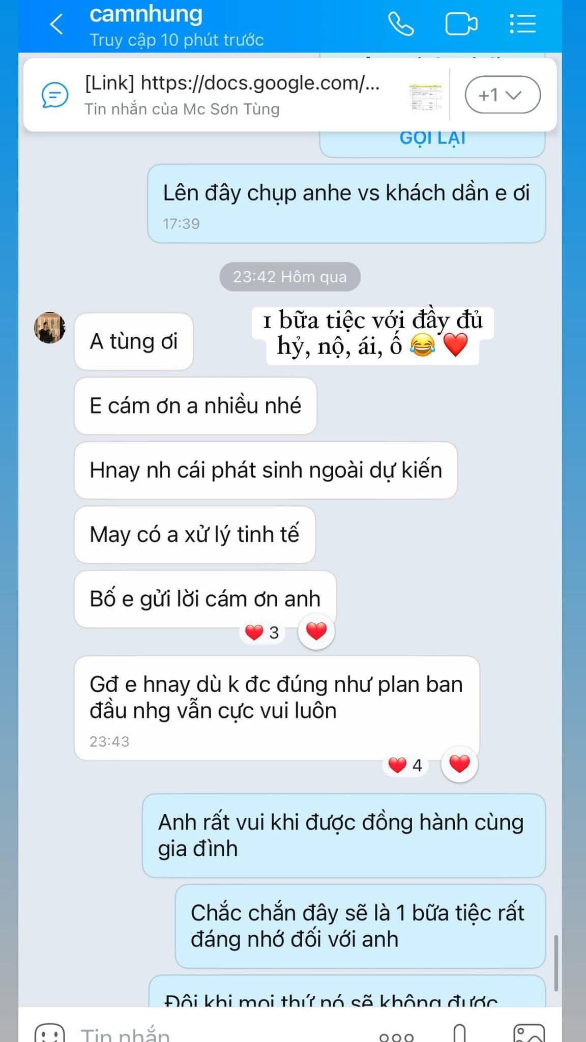 Khoảnh khắc thực tế trong lễ cưới do MC Sơn Tùng đồng hành